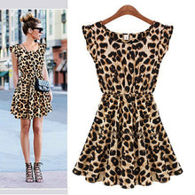 Load image into Gallery viewer, Sleeveless Leopard Dress