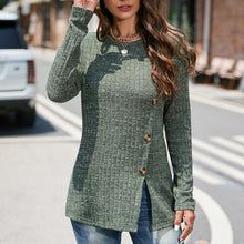 Load image into Gallery viewer, Crewneck Split Sweater