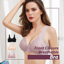 Load image into Gallery viewer, Front Closure Breathable Bra