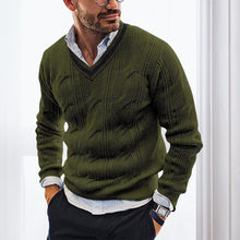 Load image into Gallery viewer, V-Neck Slim Knit Sweater