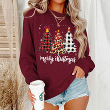Load image into Gallery viewer, Women Xmas Top Crew Neck Sweatshirts
