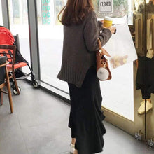 Load image into Gallery viewer, Women's Irregular Fake Two Pieces Thickened Bottoming Skirt