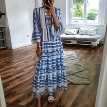 Load image into Gallery viewer, Geometric Boho Dress