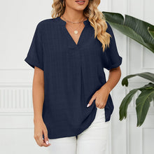 Load image into Gallery viewer, Thin V-neck Casual Shirt