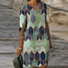 Load image into Gallery viewer, Vintage V Neck Dress