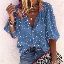 Load image into Gallery viewer, Polka Dot Chiffon Shirt
