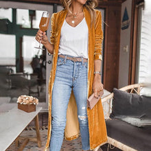 Load image into Gallery viewer, Velvet Kimono Coat