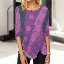 Load image into Gallery viewer, Ethnic Print Long Sleeve T-Shirt