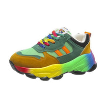 Load image into Gallery viewer, Hip Hop Street Sports Rainbow Sneakers