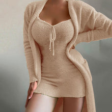 Load image into Gallery viewer, Plush Casual Dress Set (2-Pieces)
