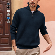 Load image into Gallery viewer, Zip Turtleneck Polo Shirt