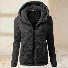 Load image into Gallery viewer, Plush Hoodie Coat