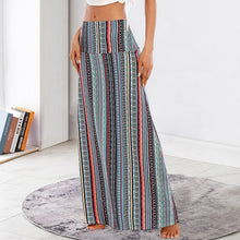 Load image into Gallery viewer, Bohemian High Waisted Maxi Skirt