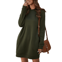 Load image into Gallery viewer, Long Sleeve Dress for Autumn and Winter