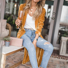 Load image into Gallery viewer, Velvet Kimono Coat