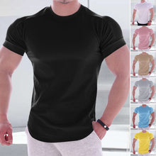 Load image into Gallery viewer, Crew Neck Solid T-Shirt