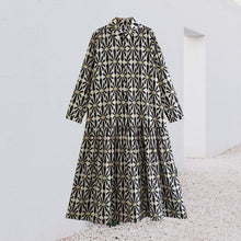 Load image into Gallery viewer, Women's Long Sleeve Shirt Dress