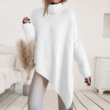 Load image into Gallery viewer, Irregular Turtleneck Sweater