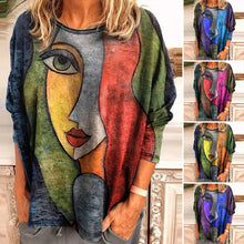 Load image into Gallery viewer, Face Print T-shirt