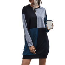 Load image into Gallery viewer, Contrast Sweater Dress