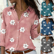 Load image into Gallery viewer, Floral Lapel Shirt