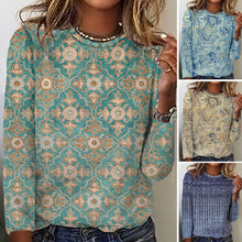 Load image into Gallery viewer, Vintage Print Cotton Shirt