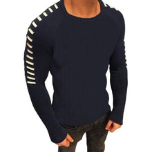 Load image into Gallery viewer, Long-sleeved Crewneck Knitted Sweater