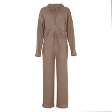 Load image into Gallery viewer, Long Sleeve Loose Hooded Casual 2 Piece Set