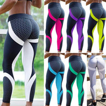 Load image into Gallery viewer, High Waist Geometric Printed Yoga Pants