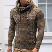 Load image into Gallery viewer, Slim Turtleneck Hooded Thick Sweater