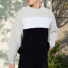 Load image into Gallery viewer, Plush Stand Collar Loose Sweater