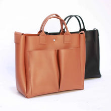 Load image into Gallery viewer, Women New Pu Leather Bag Simple Handbag
