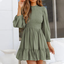 Load image into Gallery viewer, Long Sleeve Ruffle Dress
