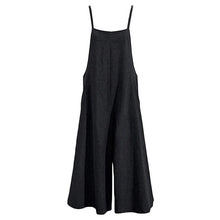Load image into Gallery viewer, Women Casual Loose Solid Tank Jumpsuit