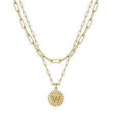 Load image into Gallery viewer, Gold Initial Necklaces for Women