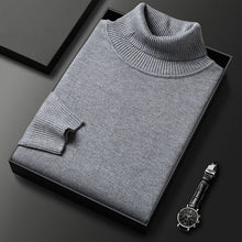 Load image into Gallery viewer, Men's Solid Color Turtleneck Sweater