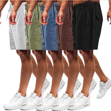 Load image into Gallery viewer, Casual Men's Casual Linen Shorts