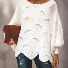 Load image into Gallery viewer, Pullover Sweater Jumper Hollow Out Knitted