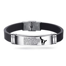 Load image into Gallery viewer, Steel & Silicone Bracelets