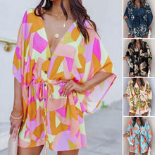 Load image into Gallery viewer, Sexy V-Neck Elastic Waist Dress