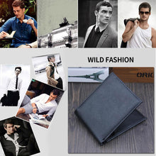 Load image into Gallery viewer, New PU Cross Pattern Men's wallet