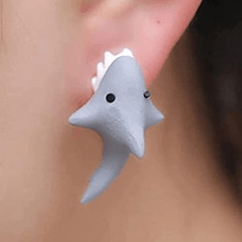 Load image into Gallery viewer, Cute Animal Bite Earrings
