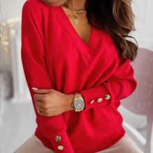 Load image into Gallery viewer, V-neck Knitted Sweater