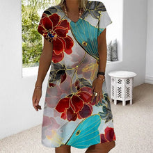 Load image into Gallery viewer, Printed Ethnic Dress