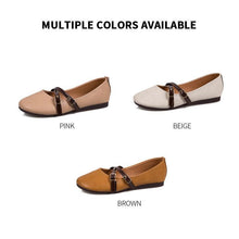 Load image into Gallery viewer, Women's Crisscross Buckle Ballet Flat