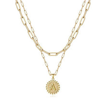 Load image into Gallery viewer, Gold Initial Necklaces for Women
