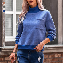 Load image into Gallery viewer, Solid Pocket Turtleneck