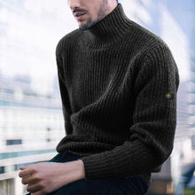 Load image into Gallery viewer, Men's Turtleneck Knit Sweater