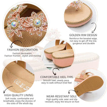 Load image into Gallery viewer, Women's Bohemian Sparkle Bling Flip Flops