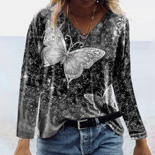 Load image into Gallery viewer, Butterfly Print T-shirt